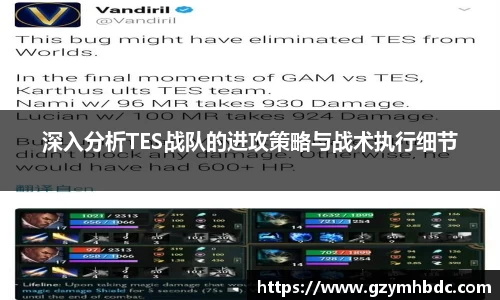深入分析TES战队的进攻策略与战术执行细节